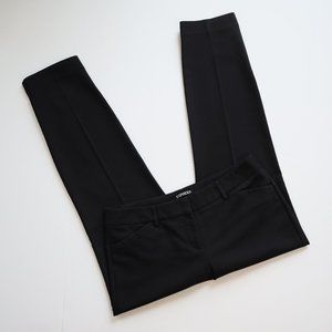EXPRESS Size 6 Black Dress Pants EDITOR Ankle